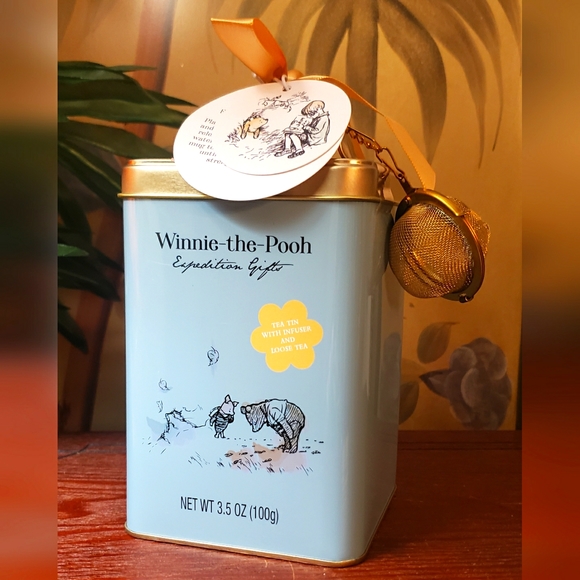 Disney Other - 🆕️💛Winnie-the-Pooh Tea Tin with Infuser and Loose tea NWT